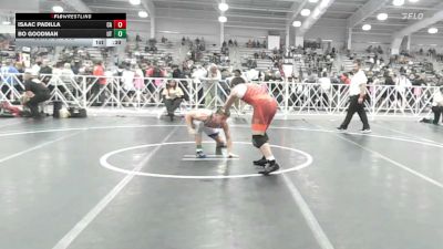 160 lbs Consi Of 8 #2 - Isaac Padilla, CA vs Bo Goodman, UT