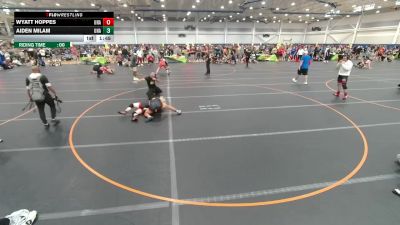 150 lbs Cons. Round 3 - Wyatt Hoppes, Unattached vs Aiden Milam, Unattached