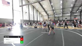 101 lbs Final - Lanaia Selig, Mat Demon WC vs Audrey Lensegrav, Askeo International Mat Club