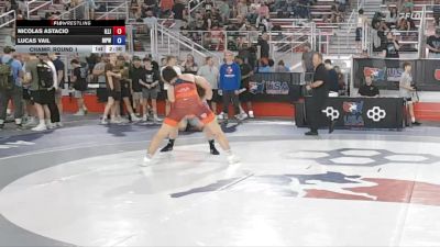 165 lbs Champ. Round 1 - Nicolas Astacio, Illinois vs Lucas Vail, Michigan Premier WC