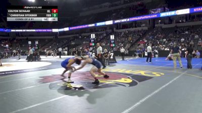 165 lbs Consi Of 8 #1 - Colton Schaad, Del Norte (NC) vs Christian Stoeber, Fountain Valley (SS)
