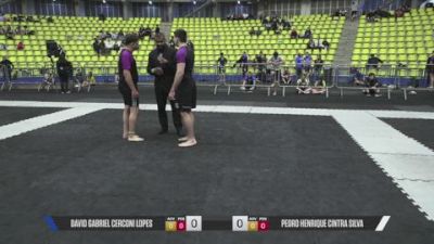PEDRO HENRIQUE CINTRA SILVA vs David Gabriel Cerconi Lopes 2026 CBJJE International BJJ Championships