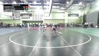132 lbs Cons. Round 1 - Keawe Porter, EAGLE ROCK vs Youssef Basri, CARSON