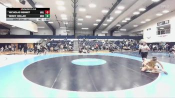 157 lbs Cons. Round 4 - Nicholas Bennet, Millersville vs Mikey Hollar, Messiah