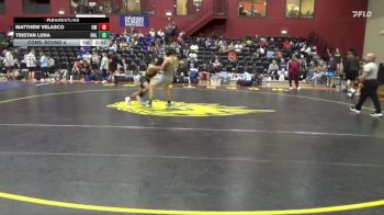 141 lbs Cons. Round 4 - Matthew Velasco, Montevallo vs Tristan Luna, NWCA - Life