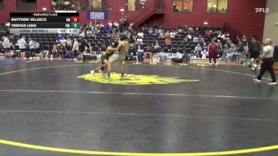 141 lbs Cons. Round 4 - Matthew Velasco, Montevallo vs Tristan Luna, NWCA - Life