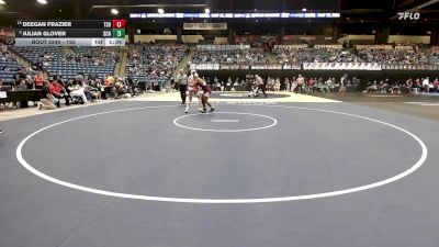 150 lbs Semifinal - Julian Glover, Salina-Central HS vs Deegan Frazier, Topeka-Seaman HS