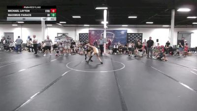 80 lbs Round 1 (6 Team) - Maximus Farace, Bay Brawlers vs Michael Layton, Xtreme Team Grey