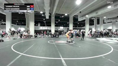 71 lbs Quarters - Dominic Wilson, Ranger 47 Wrestling Club vs Zayn Navarrete, NB Elite Wrestling Club