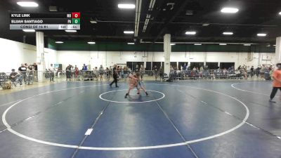 95 lbs Consi Of 16 #1 - Kyle Link, MD vs Elijah Santiago, PA