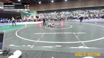 49 lbs Round Of 16 - Zane Montoya, Juggernaut Wrestling Club vs Meztli Zuniga, Team Aggression