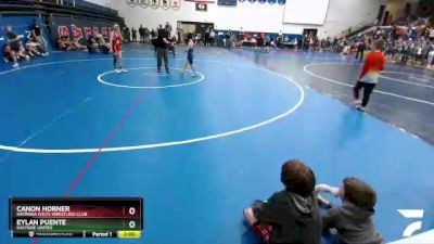 71-77 lbs Round 1 - Canon Horner, Natrona Colts Wrestling Club vs Eylan Puente, Eastside United