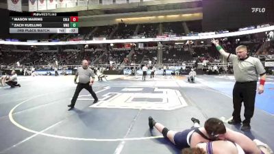 II-285 lbs 3rd Place Match - Mason Maring, Chautauqua Lake vs Zach Kuelling, Williamson-Marion-Sodus