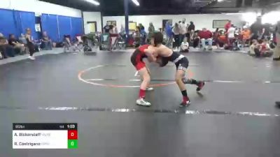 85 lbs Quarterfinal - Aaron Bickerstaff, Valley Vengeance vs Rudy Castrigano, Greenwood