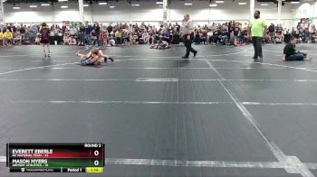 80 lbs Round 2 (8 Team) - Mason Myers, Armory Athletics vs Everett Eberle, NC National Team