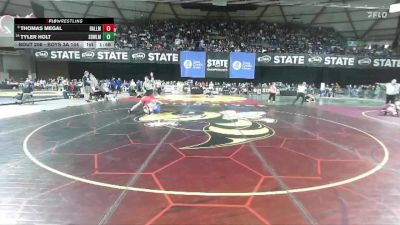 Boys 3A 144 lbs Champ. Round 2 - Thomas Megal, Ballard vs Tyler Holt, Sedro-Woolley
