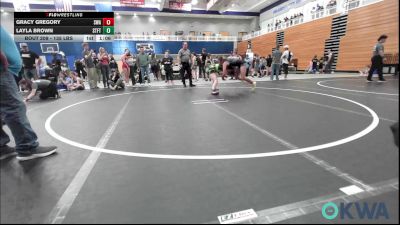 135 lbs Semifinal - Gracy Gregory, Shelton Wrestling Academy vs Layla Brown, Standfast