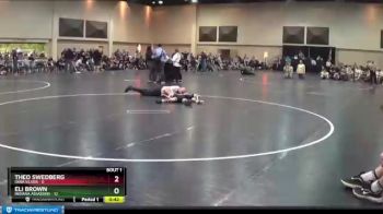 50 lbs Finals (2 Team) - Eli Brown, Indiana Assassins vs Theo Swedberg, Iowa Silver