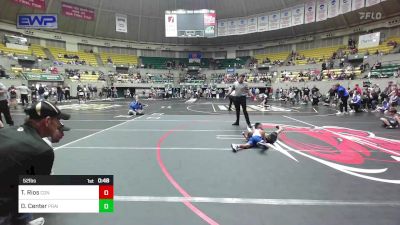 52 lbs Quarterfinal - Thiago Rios, Conway Wrestling Club vs Dawson Center, Prairie Grove Youth Wrestling