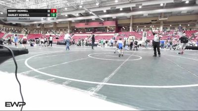 40-43 lbs Round 3 - Harley Howell, Henryetta Knights vs Henry Howell, Henryetta Knights
