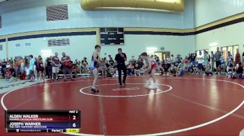 100 lbs Cons. Round 2 - Alden Walker, Maurer Coughlin Wrestling Club vs Joseph Warner, The Fort Hammers Wrestling