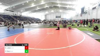 53 lbs Rr Rnd 3 - Skylar Leber, Devil's Wrestling vs Presley Diaz, Blazers WC