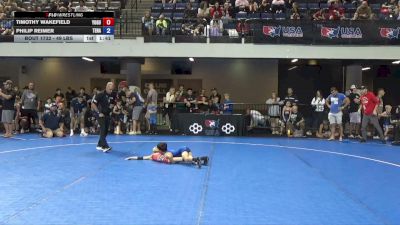 49 lbs Quarters - Timothy Wakefield, Young Guns vs Philip Reimer, Team Nazar