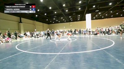 115 lbs Cons. Round 4 - Zoey Horne, OK vs Audrey Flores, OK