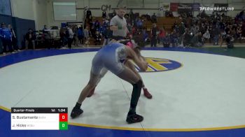 113 lbs Quarterfinal - Sabastian Bustamante, Buchanan vs Jahaun Hicks, Mcqueen