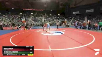 2A-220 lbs Cons. Round 2 - Zef Zuniga, Big Piney vs Jaden Blackbird, Wyoming Indian