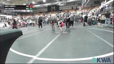 55-58 lbs Final - Jimmy Arms II, Redskins Wrestling Club vs Levi Hughes, D3 Wrestling Cluib