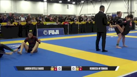 Rebecca M Tomada vs Lauren Estelle Sacks 2025 World IBJJF Jiu-Jitsu No-Gi Championship