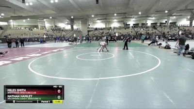 95 lbs Champ. Round 2 - Miles Smith, Brentwood Wrestling Club vs Nathan Hamlet, Williamson County Wrestling Cl