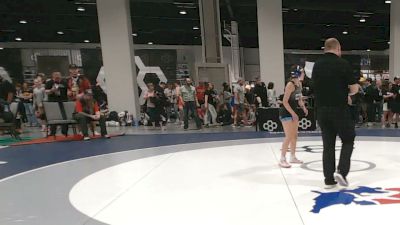 105 lbs Cons. Rd Of 32 - Michelle Henman, Kelly Walsh High School Wrestling vs Ayda Miller, Wisconsin
