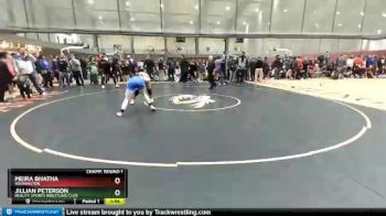 132 lbs Champ. Round 1 - Meira Bhatha, Washington vs JIllian Peterson, Reality Sports Wrestling Club