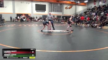 110 lbs Semifinal - Lauren Whitt, Cedar Falls vs Kenedy Stolk, Dubuque Senior