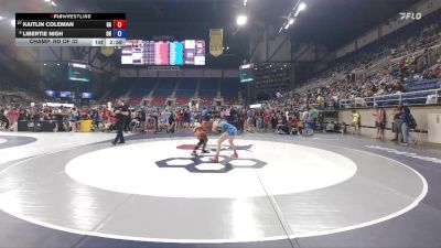 105 lbs Champ. Rd Of 32 - Kaitlin Coleman, GA vs Libertie Nigh, OH