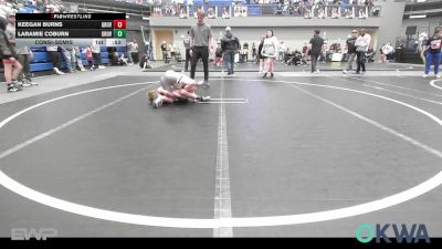 76-80 lbs Consolation - Keegan Burns, Grover Rains Wrestling Club vs Laramie Coburn, Grover Rains Wrestling Club