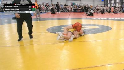 88 lbs Round 4 (2:15pm Saturday) - Sebastian Shine, PA Gold vs Cameron Ramp, Backyard Brawlers