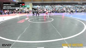 135 lbs 3rd Place - Breonna Apodaca, Idaho Gold vs Emily Sahlin, Mat Demon Wrestling Club