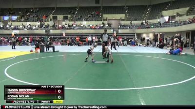 50 lbs Cons. Round 3 - Mason Brockway, Summit Wrestling Academy vs Rogan Nolan, Big Game Wrestling Club