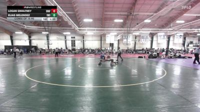 132 lbs Consi Of 16 #2 - Logan Gwaltney, Unaffiliated vs Elias Melendez, Viking Wrestling Club