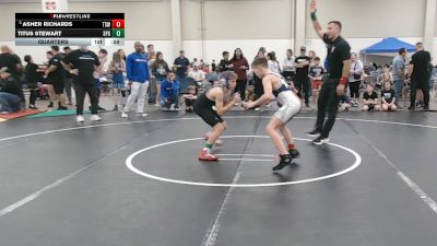 96 lbs Quarters - Asher Richards, Texas Select Wrestling vs Titus Stewart, Steve Page Grappling