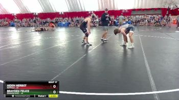 157 lbs Semis & Wb (16 Team) - Brayden Felice, Oswego East vs Aiden Herbst, Buffalo