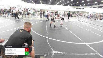 130 lbs Consi Of 4 - Cooper Oursler, Wrestling Academy Of The Rockies vs Gilbert Alderete, NM Royalty