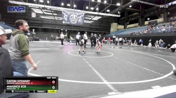 49 lbs Quarterfinal - Caydin Stewart, Augusta Wrestling Club vs Maverick Eck, Brawlers