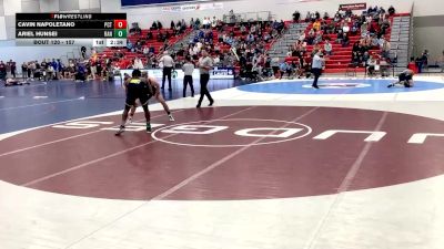 157 lbs Champ. Round 1 - Cavin Napoletano, Pennsylvania College Of Technology vs Ariel Hunsei, Randolph