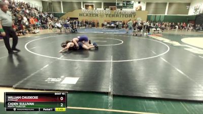 165 lbs Champ. Round 1 - William Chudecke, Puyallup vs Caden Sullivan, North Thurston