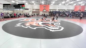133 lbs Champ. Round 2 - Jack Borowiek, Oneonta State vs Marco Milkanovic, Utica
