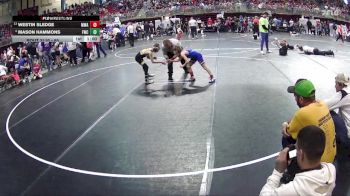 65 lbs Cons. Round 1 - Westin Sledge, MWC Wrestling Academy vs Mason Hammons, Fremont Wrestling Club